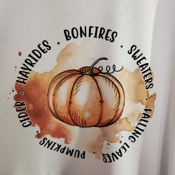 Hand Sublimated Tee- Fall Love - Picture 2 of 2